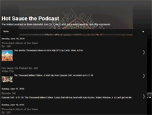 Tablet Screenshot of hotsauceshow.com
